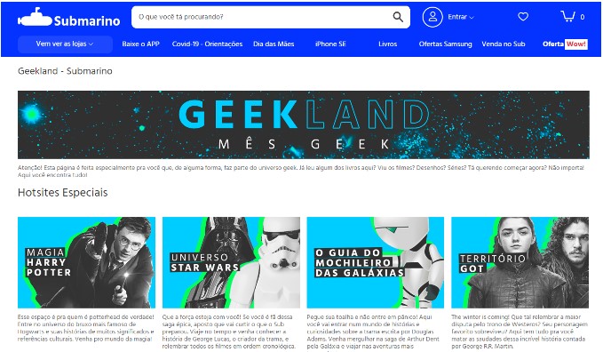 Geekland submarino