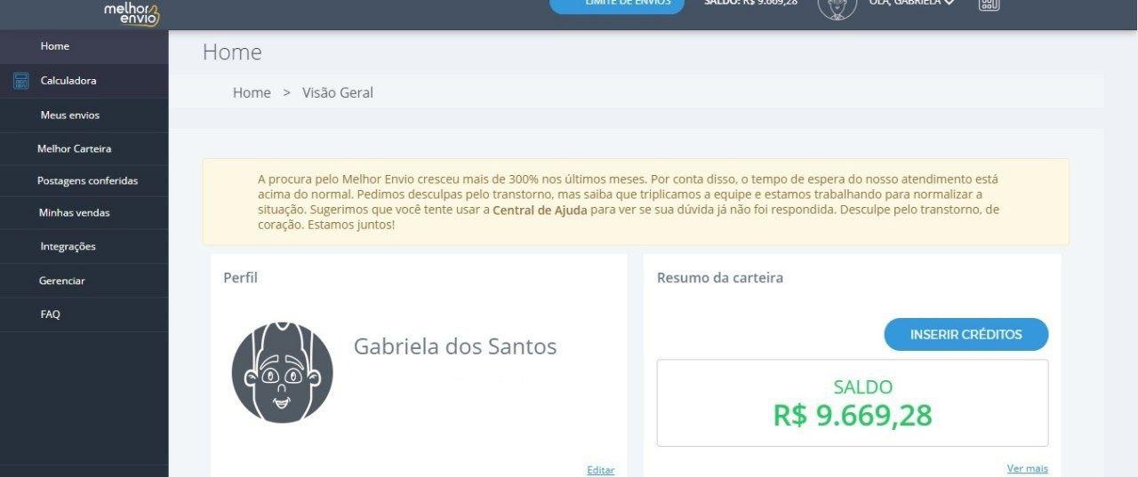 Como Gerar Uma Etiqueta De Frete No Melhor Envio 0612