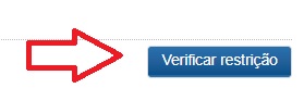 Print do site dos Correios  com uma flecha vermelha indicando o botão na cor azul de Verificar Restrição 