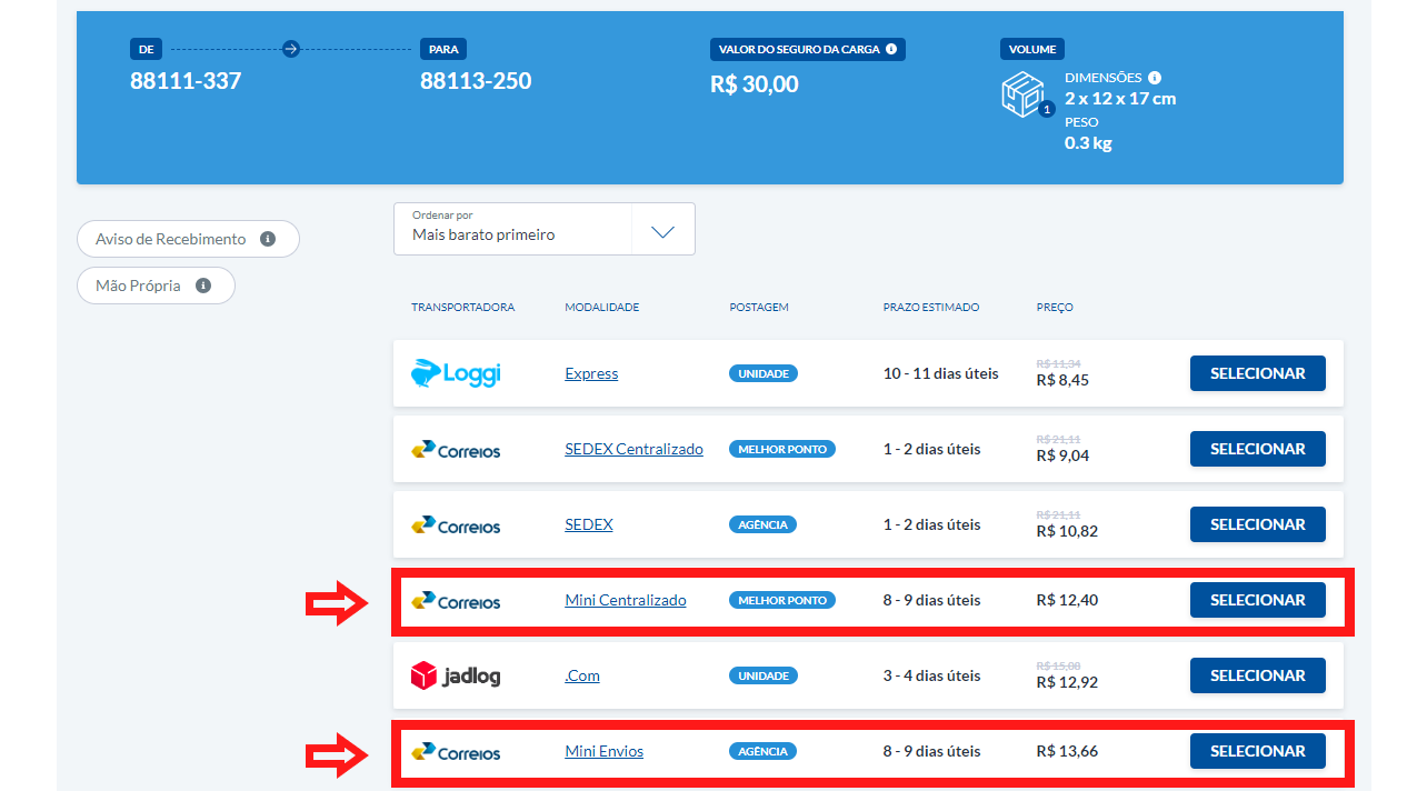 Como Usar O Mini Envios Dos Correios Vídeo 5383